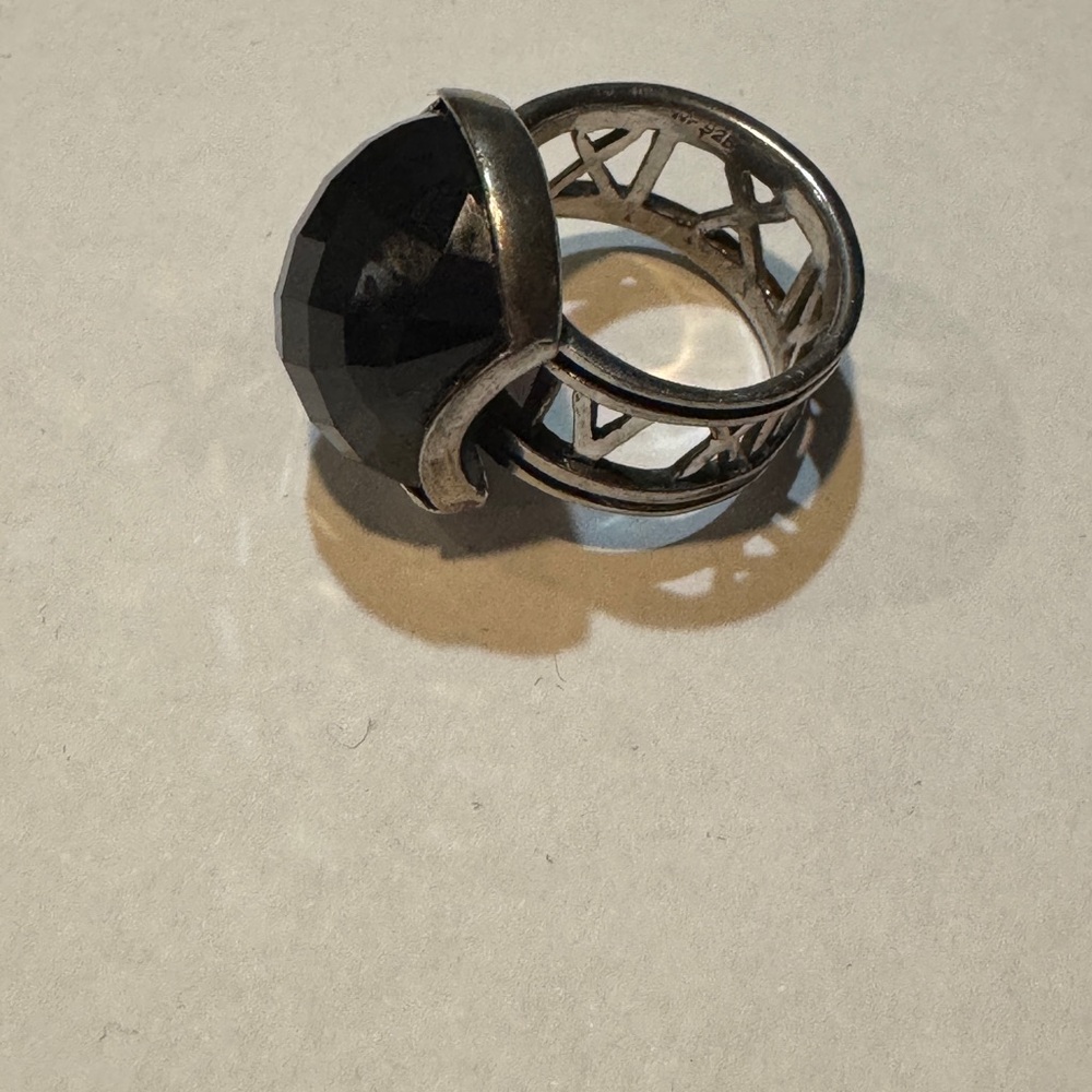 Sterling Silver Black onyx ring